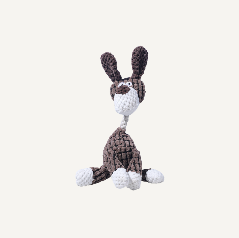 Handmade furry Dog toy