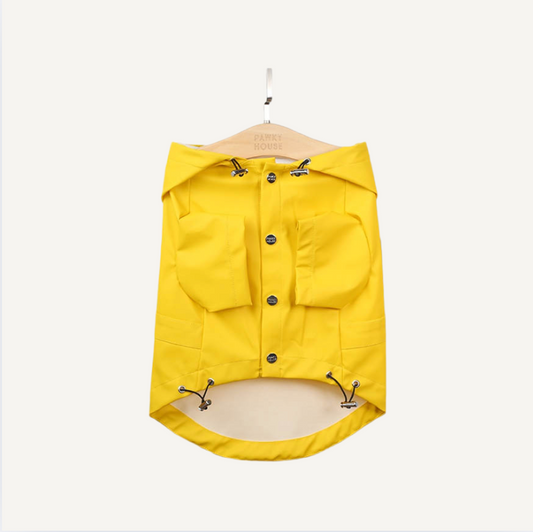 Dog Rain Coat - Yellow