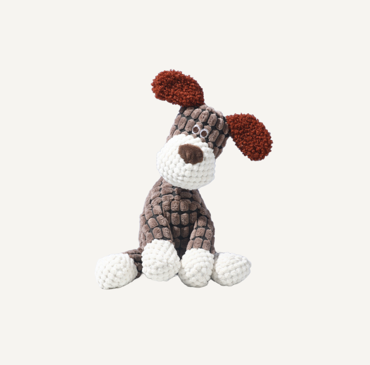 Handmade furry Dog toy