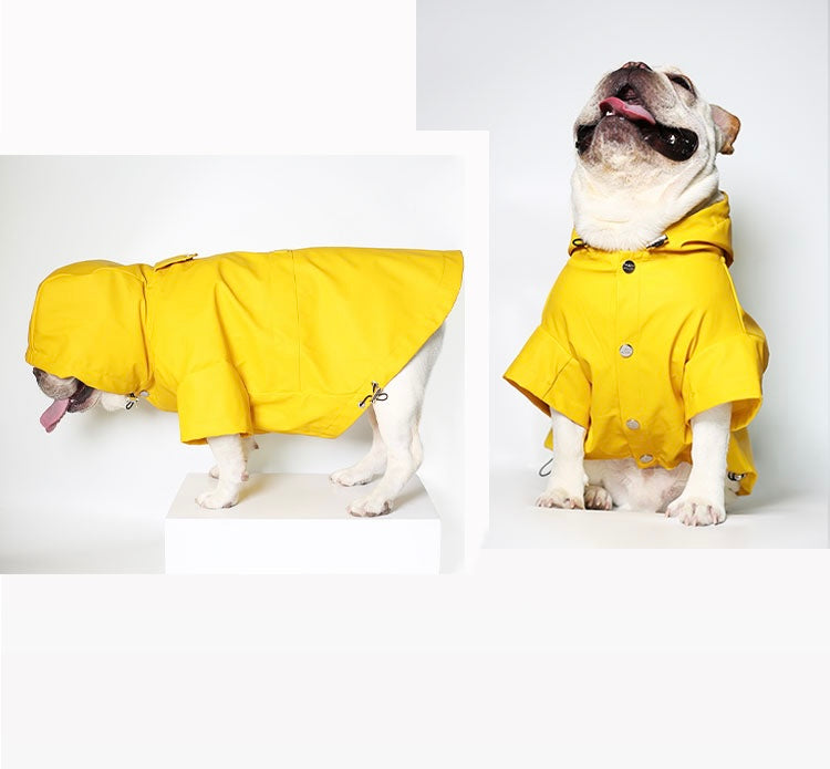 Dog Rain Coat - Yellow