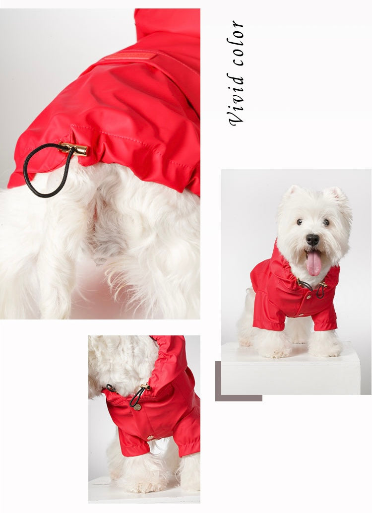 Dog Rain Coat - Yellow