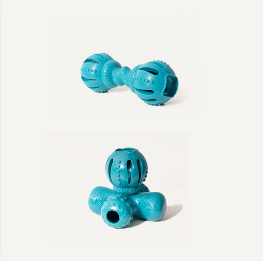 Dog toys set - Dumbell & Octopus