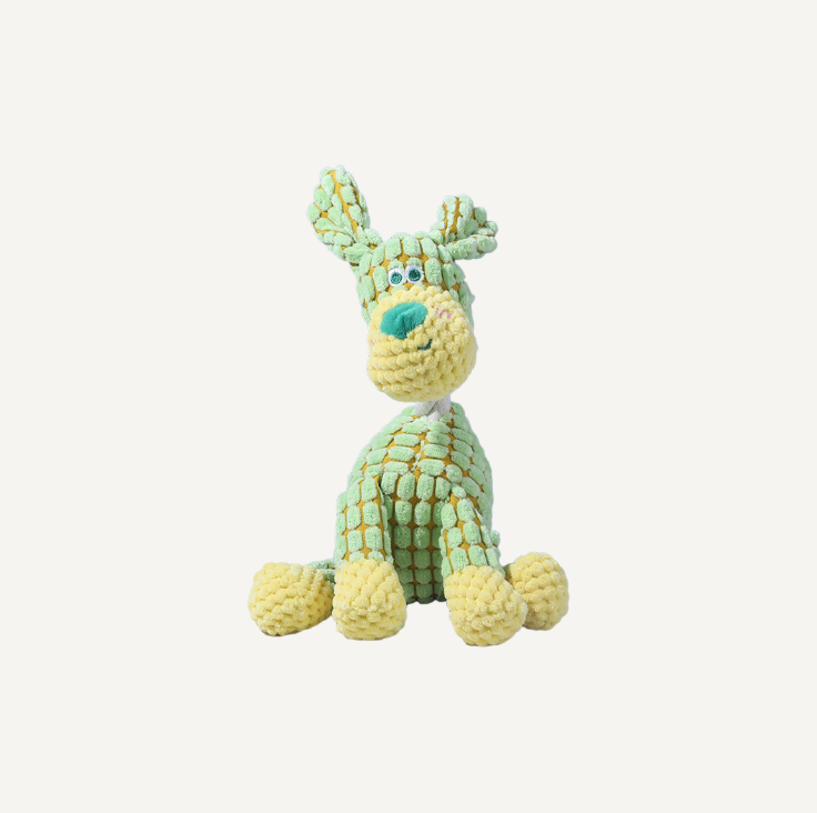 Handmade furry Dog toy