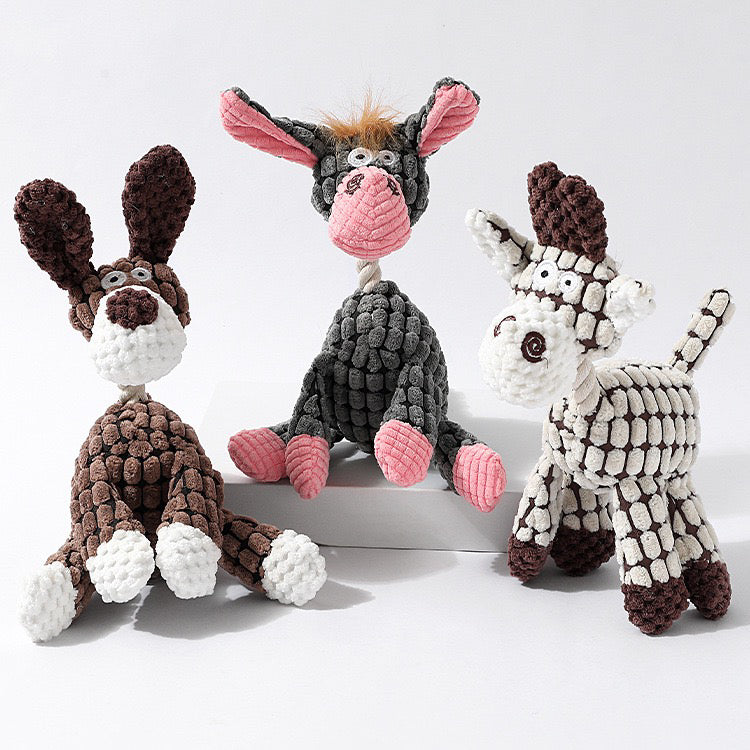 Handmade furry Dog toy